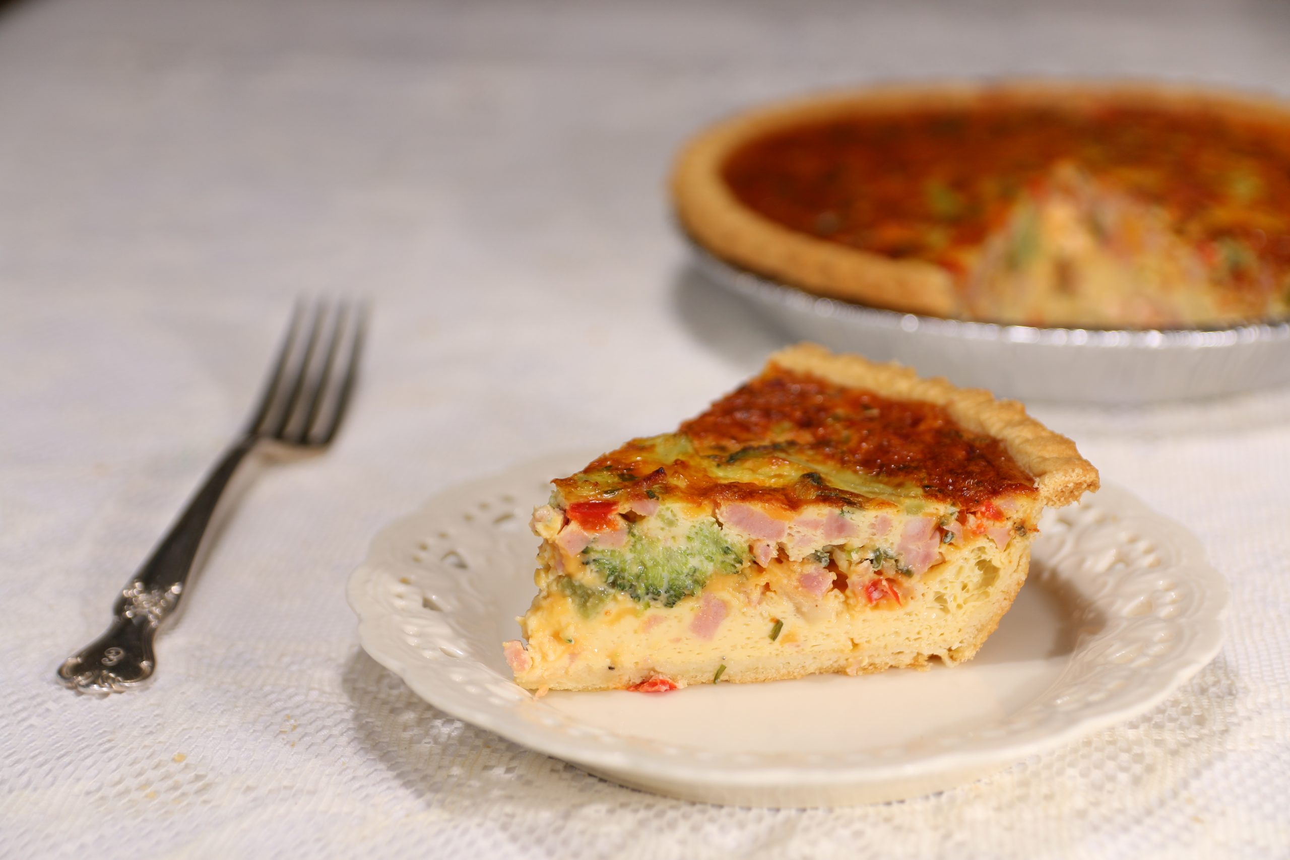 Ham & Broccoli Quiche Shakespeare Pies Fresh Ingredients